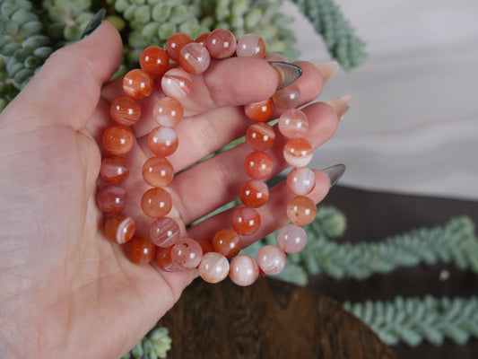 Apricot Agate Bracelet