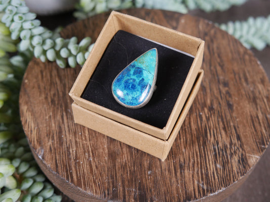 Shattuckite Ring