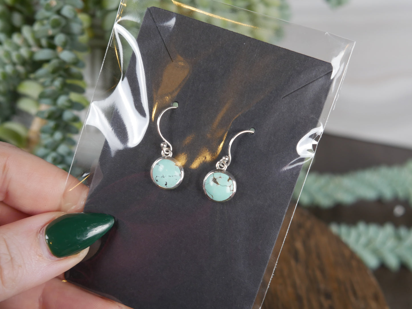 Hetian Turquoise Earrings