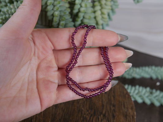 Garnet Micro Bracelet