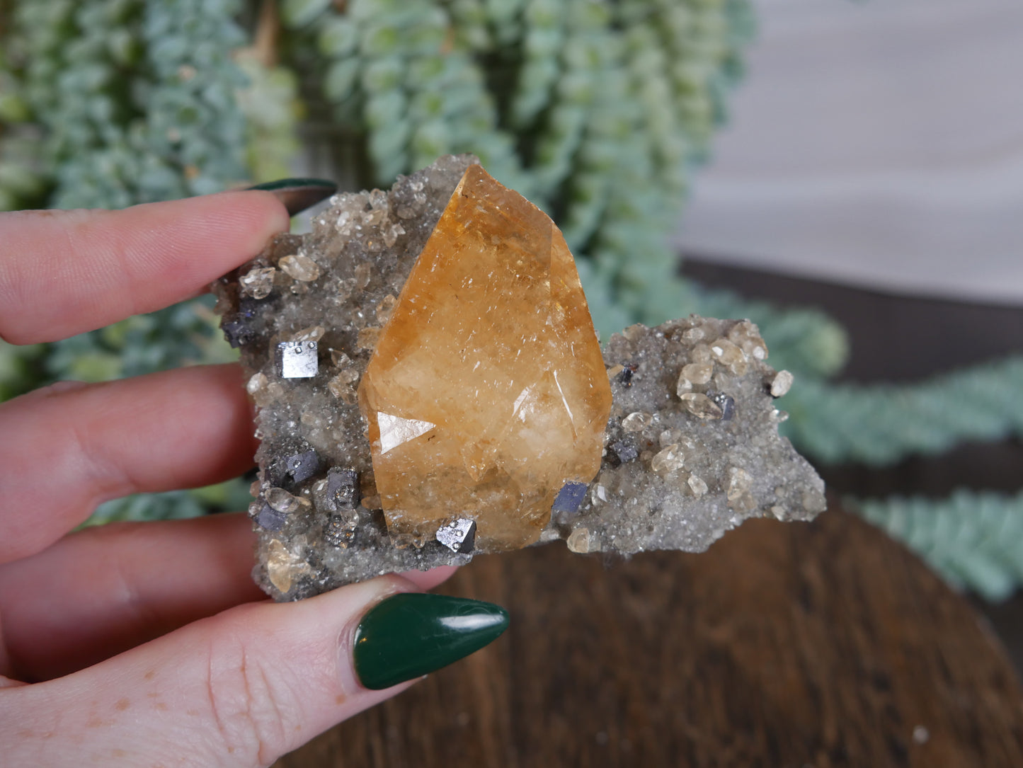 Calcite with Galena