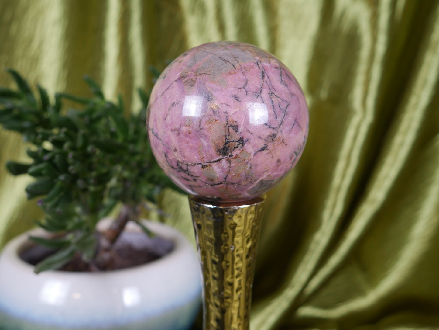 Rhodonite Sphere