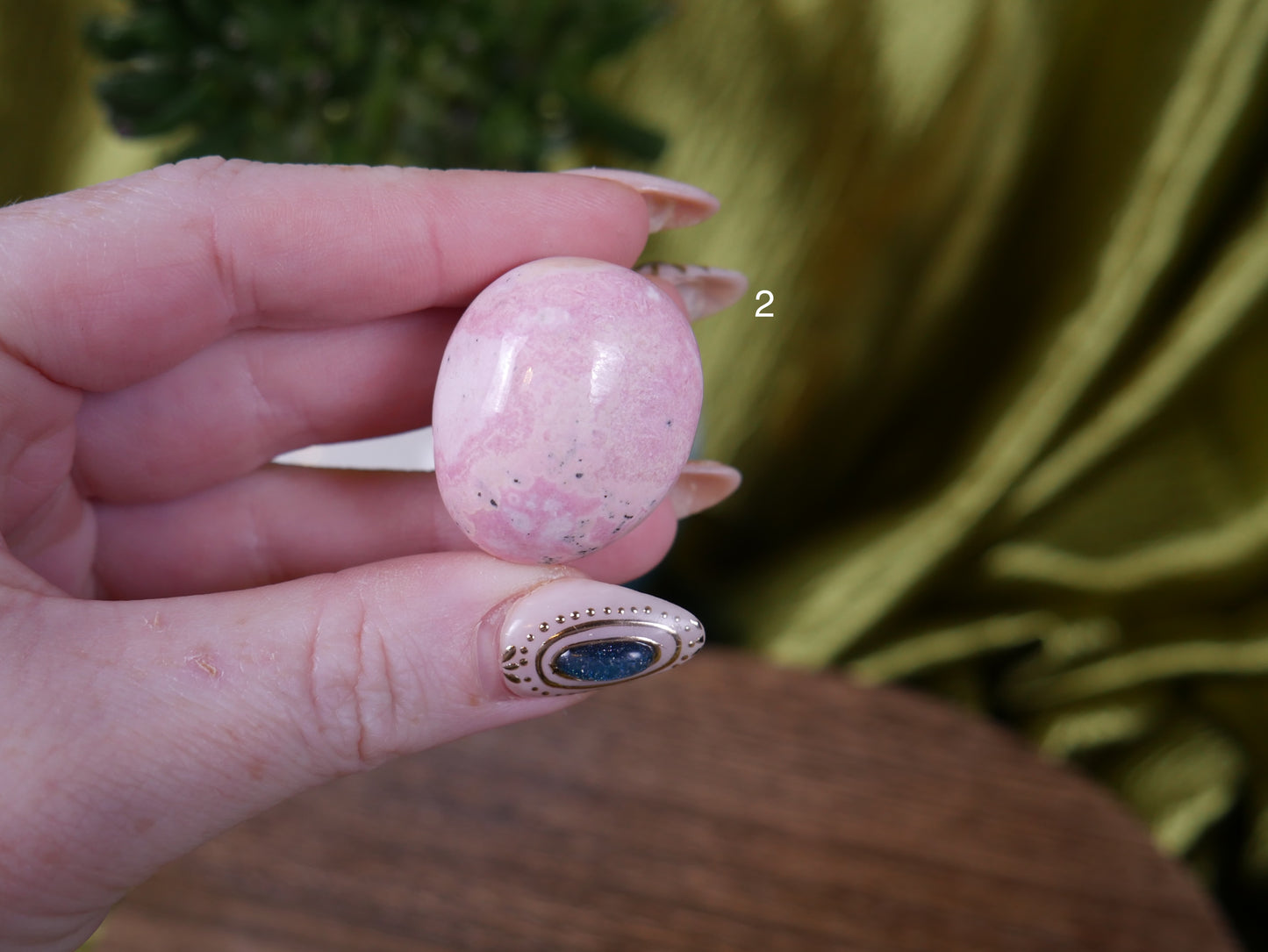 Peruvian Rhodonite Pocket Pebble [various]