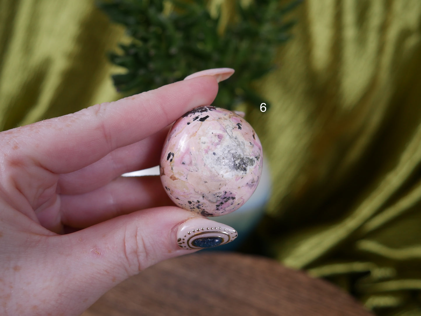 Peruvian Rhodonite Pocket Pebble [various]