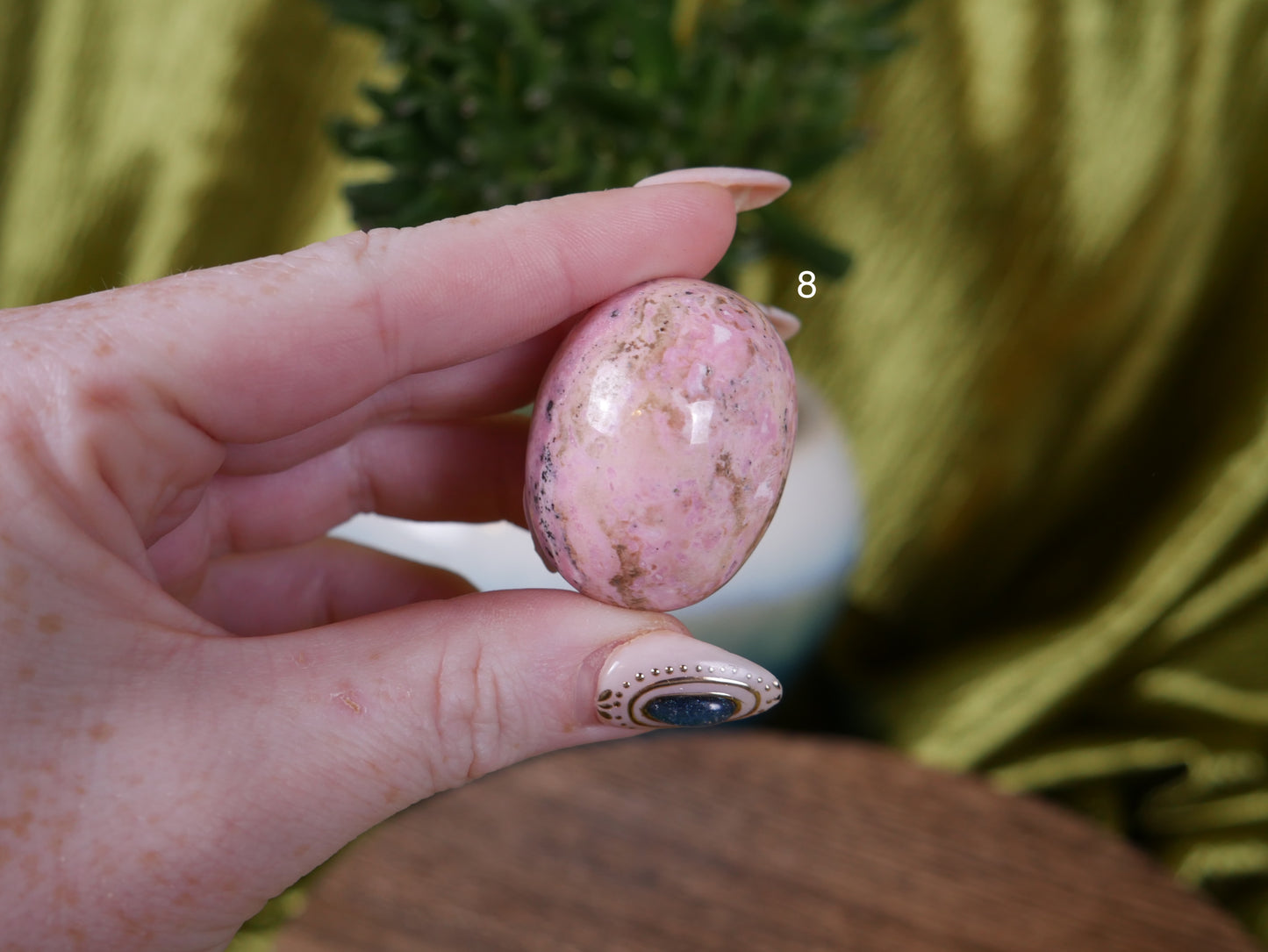 Peruvian Rhodonite Pocket Pebble [various]