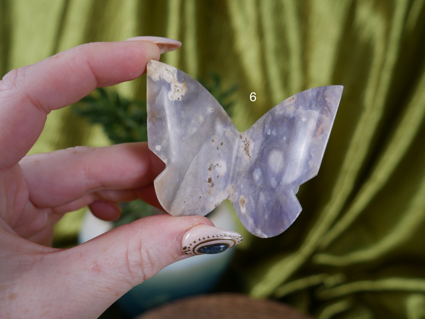 Purple Chalcedony 3D Butterfly [various]