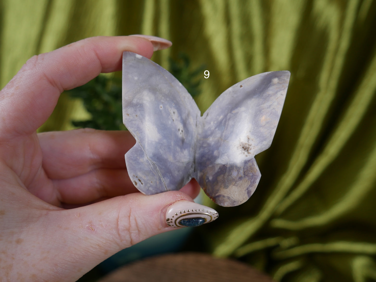 Purple Chalcedony 3D Butterfly [various]