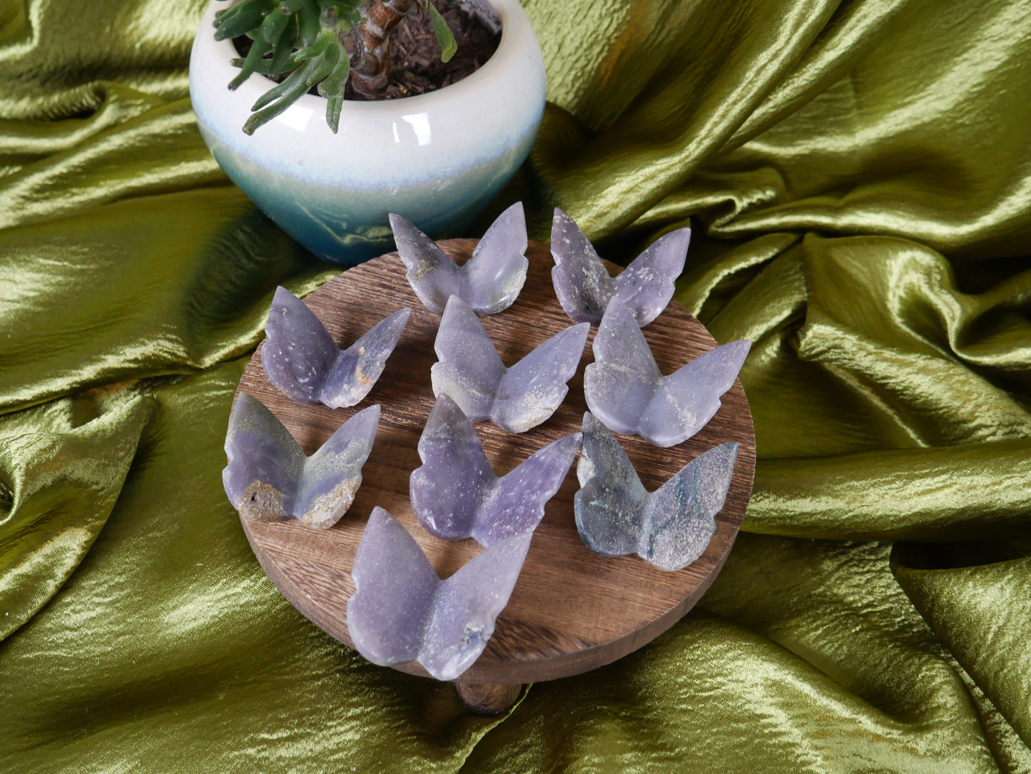 Grape Agate 3D Butterfly [various]