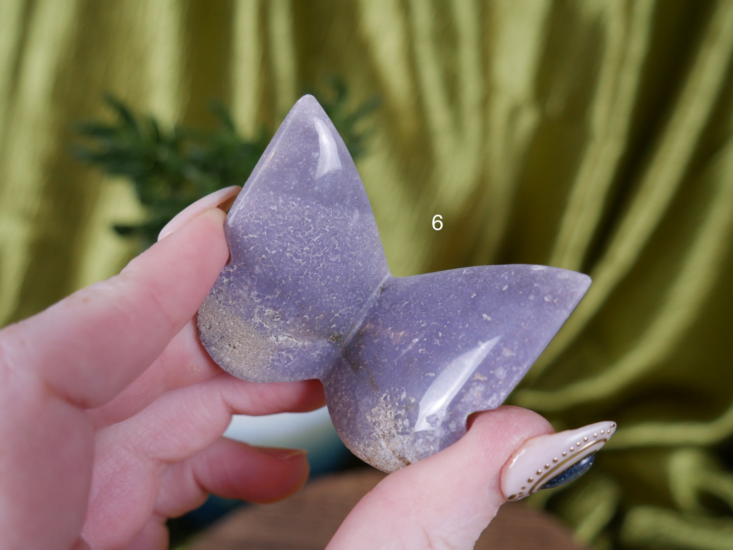 Grape Agate 3D Butterfly [various]