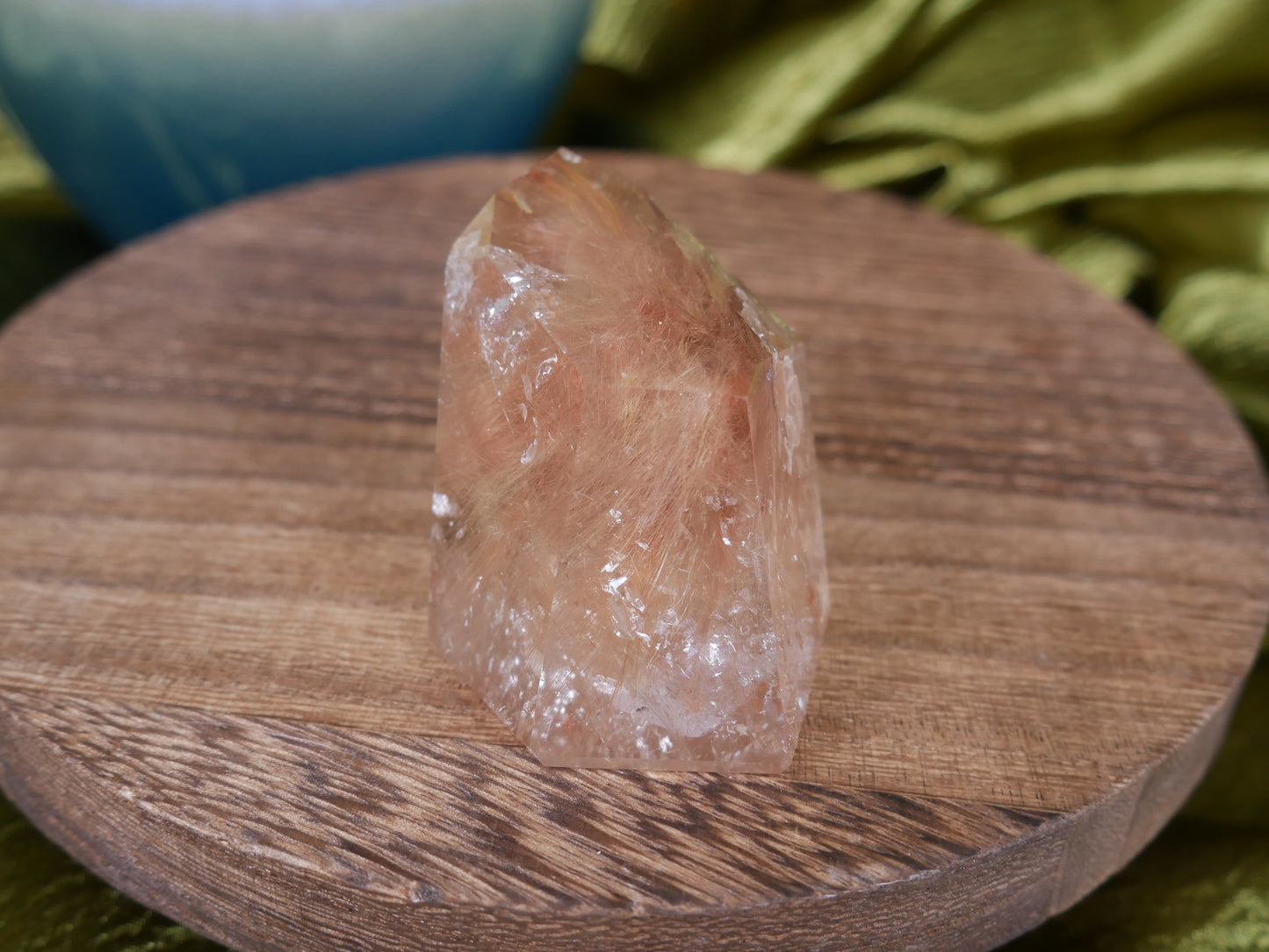 Clear Quartz w/ Copper Rutile #7