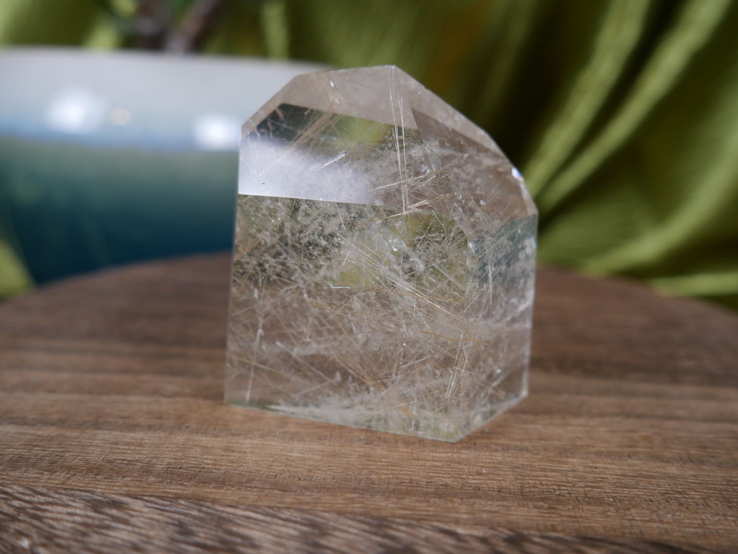 Clear Quartz w/ Golden Rutile #9