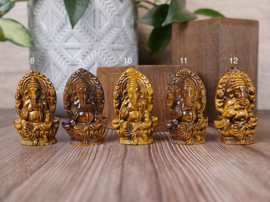 Tiger Eye Ganesha - Standing