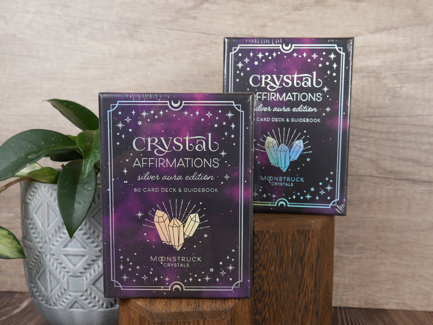 Moonstruck Crystals - Silver Affirmation Deck