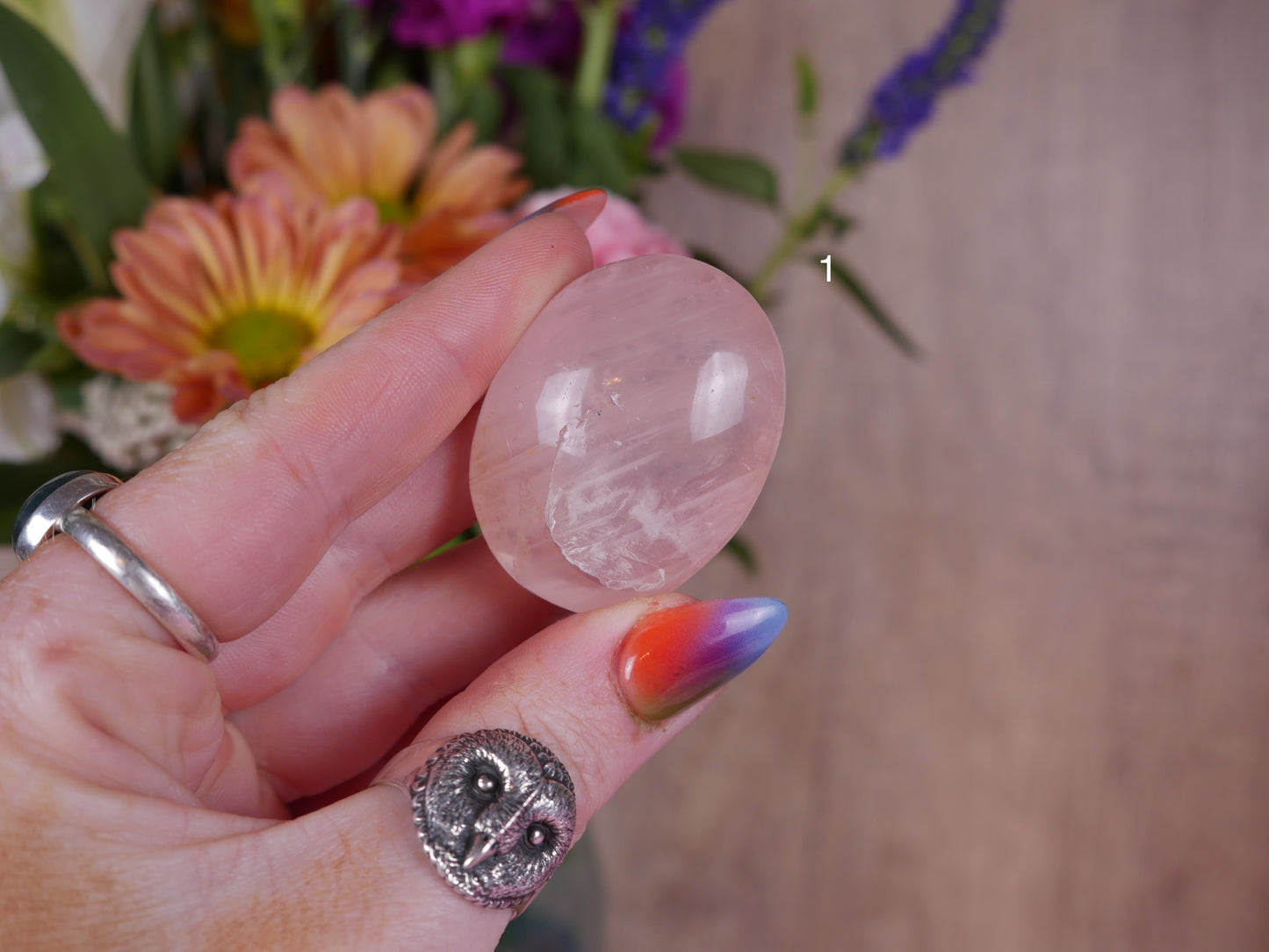 Brazil Rose Quartz Palms [20's]