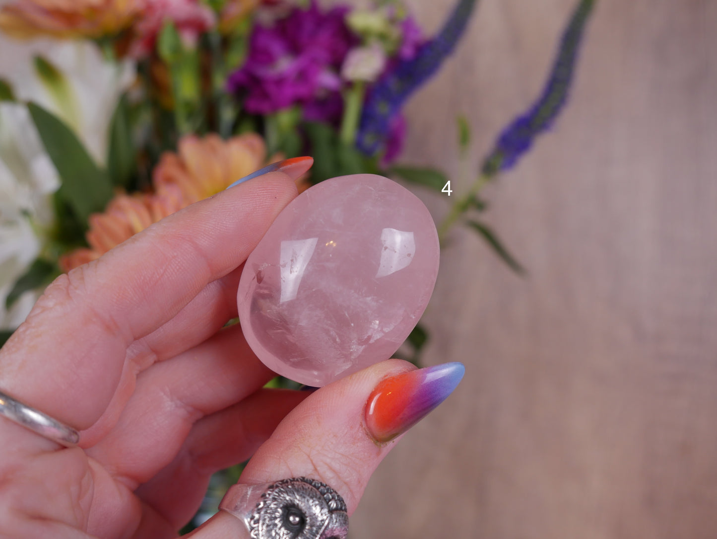 Brazil Rose Quartz Palms [20's]