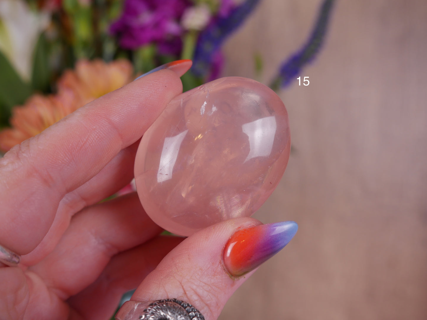 Brazil Rose Quartz Palms [20's]