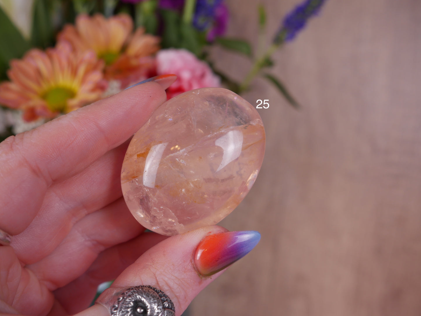 Brazil Rose Quartz Palms [20's]