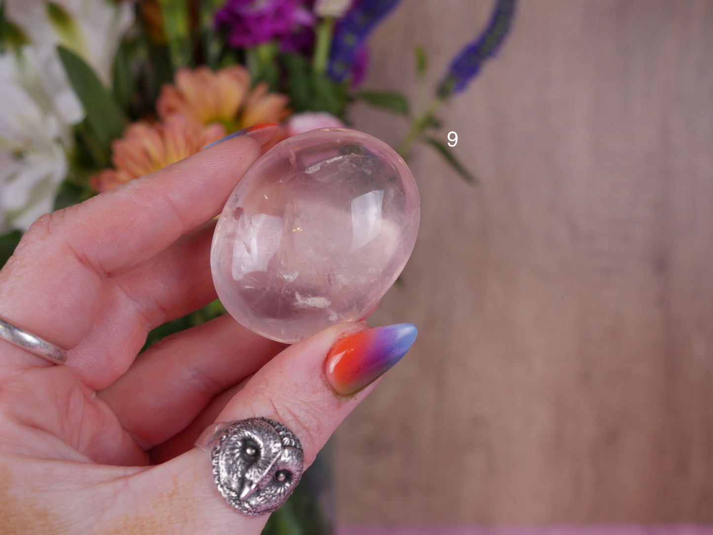 Brazil Rose Quartz Palms [30's]