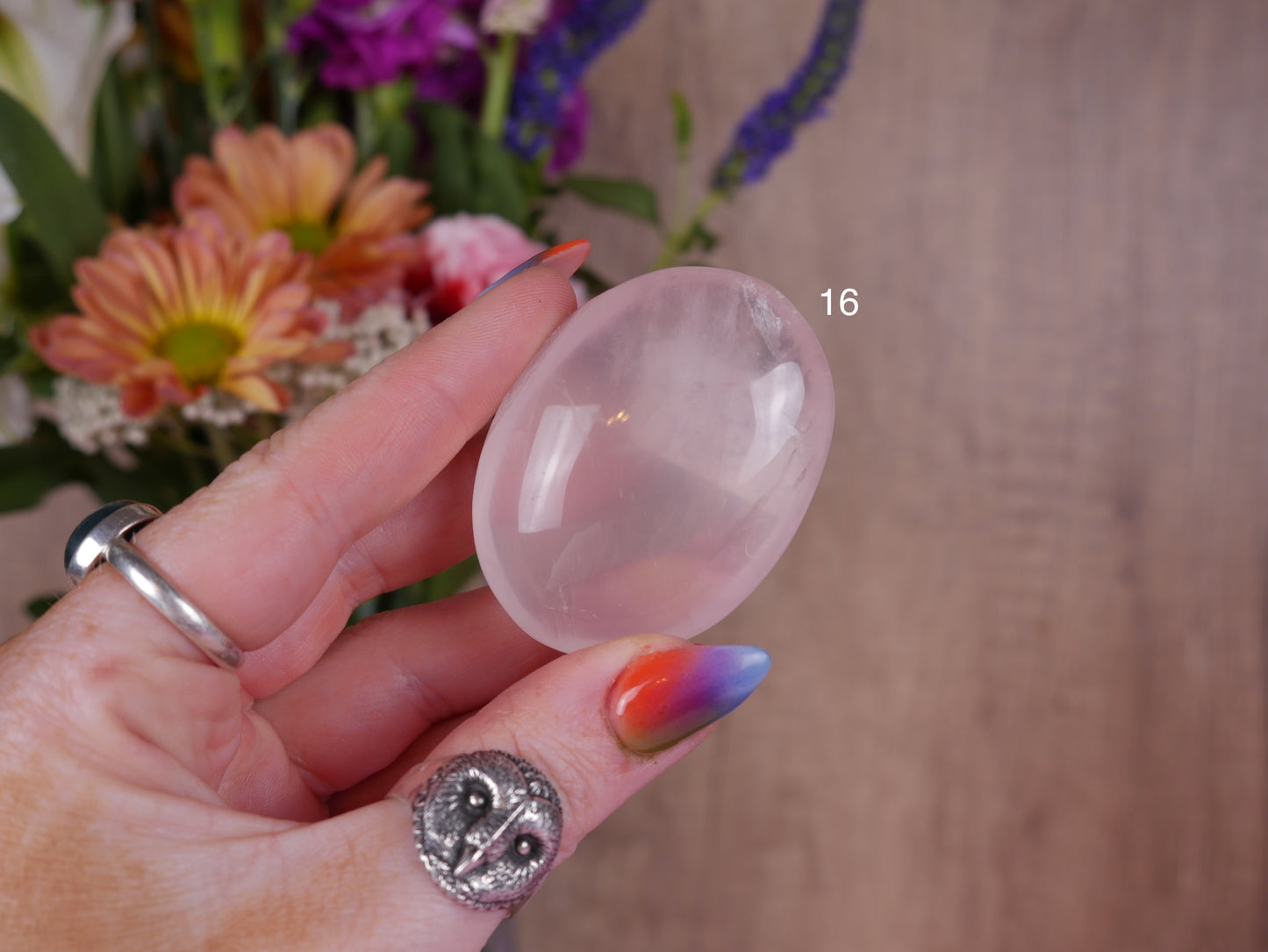 Brazil Rose Quartz Palms [30's]