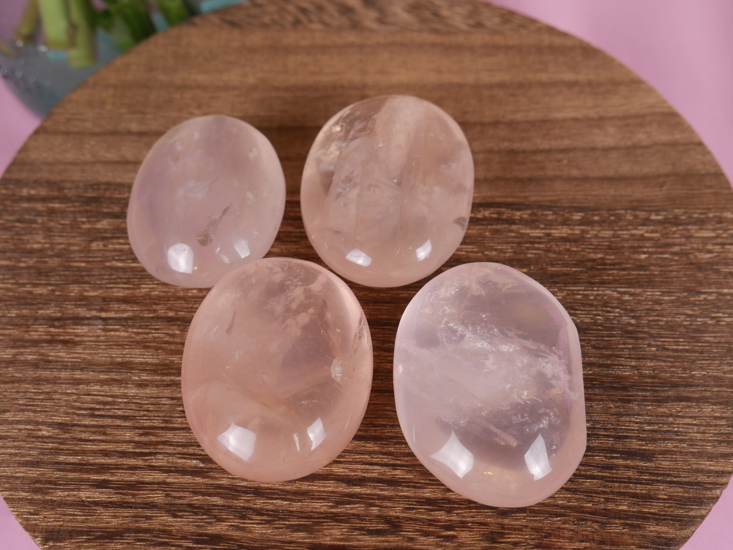 Brazil Rose Quartz Palms [40's]