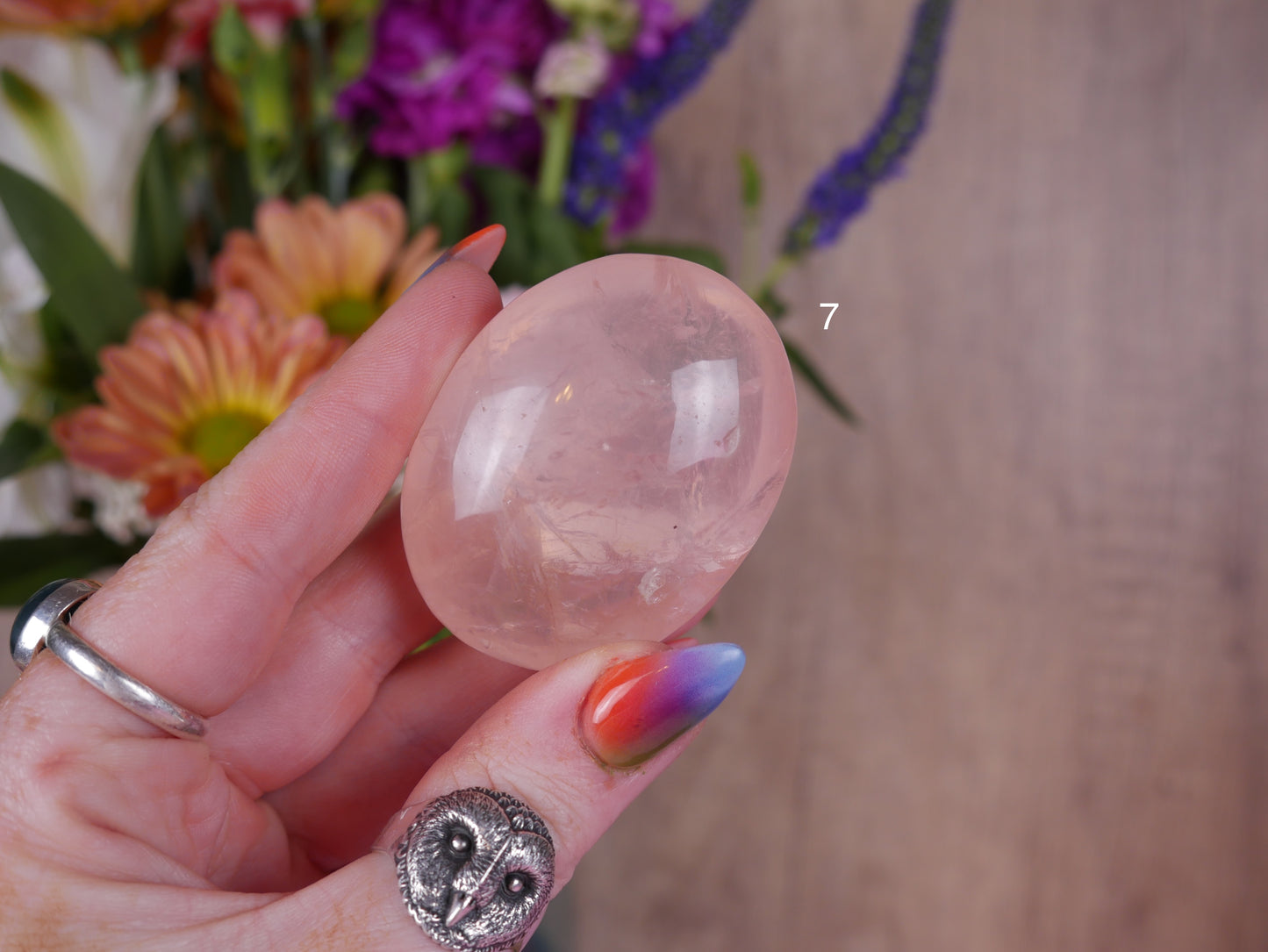 Brazil Rose Quartz Palms [40's]