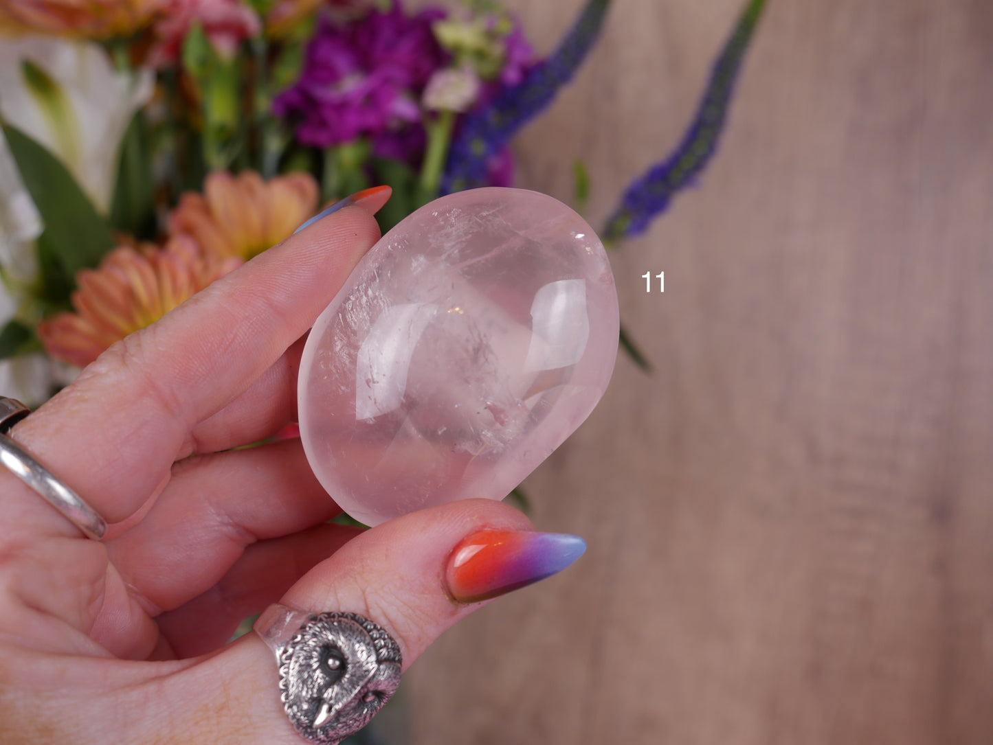Brazil Rose Quartz Palms [40's]