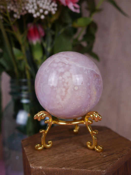 Flower Agate Sphere #12