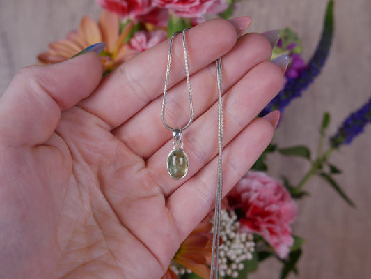 Mint Kyanite Pendant