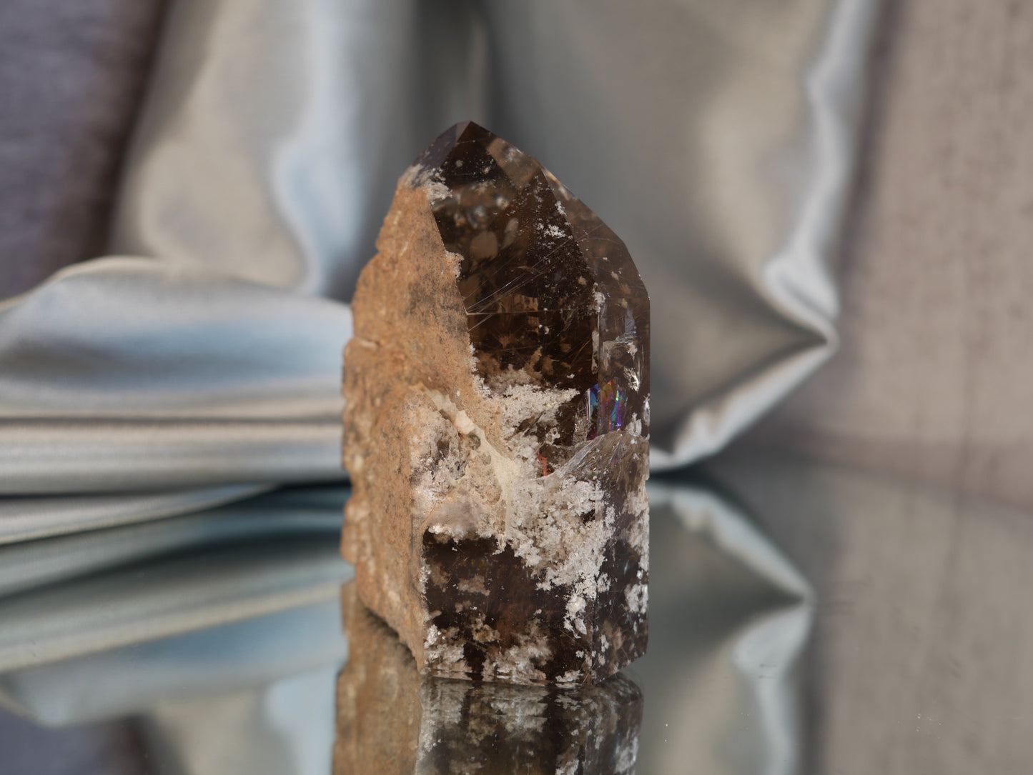 Smokey, Rutile, and Garden Quartz Tower