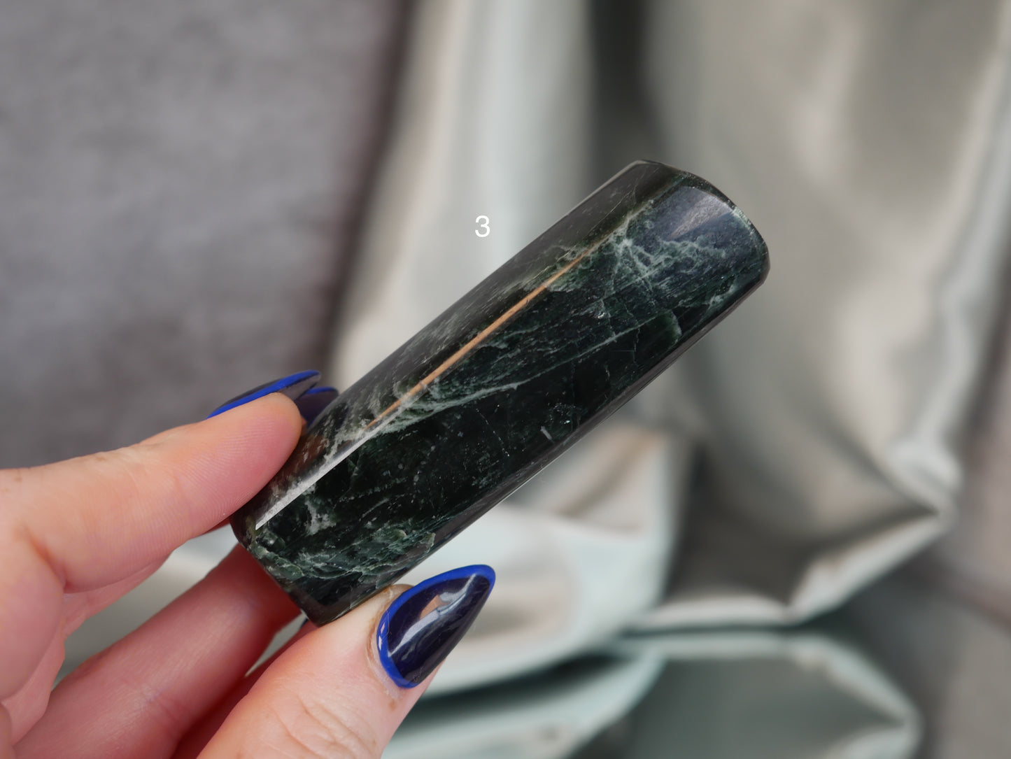 Green Kyanite & Hematite Wand [various]