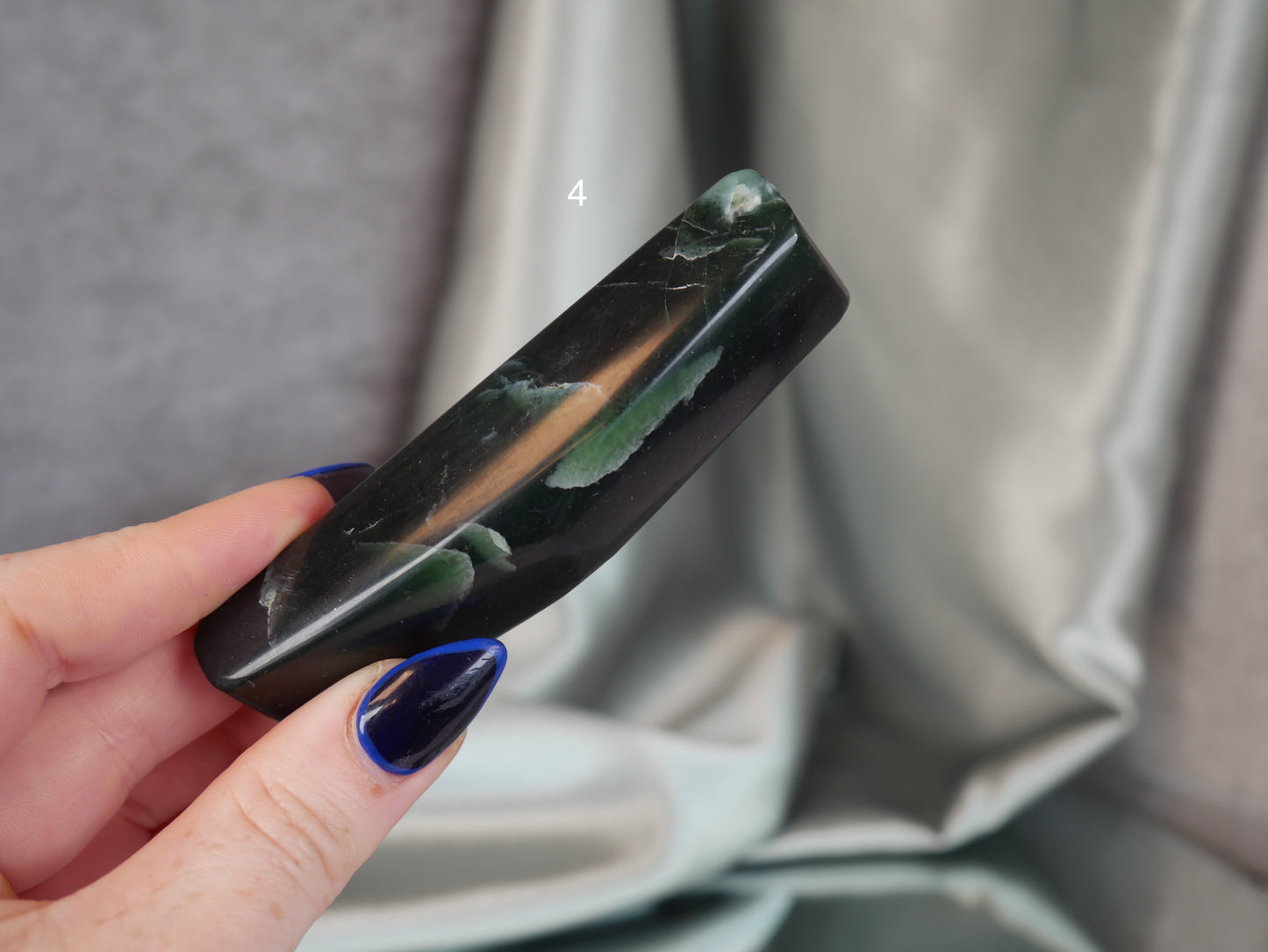Green Kyanite & Hematite Wand [various]