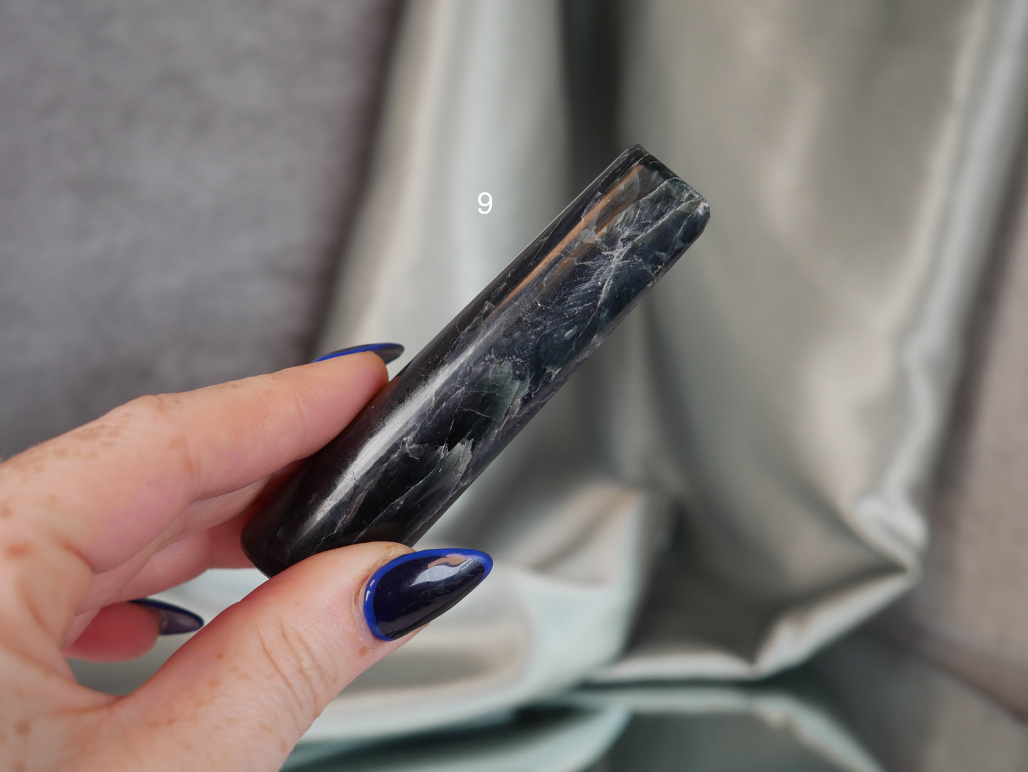 Green Kyanite & Hematite Wand [various]