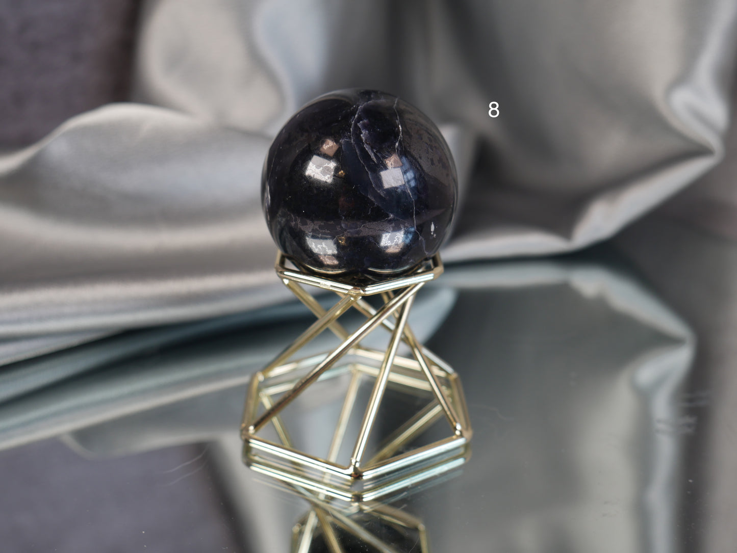 Green Kyanite & Hematite Sphere [various]