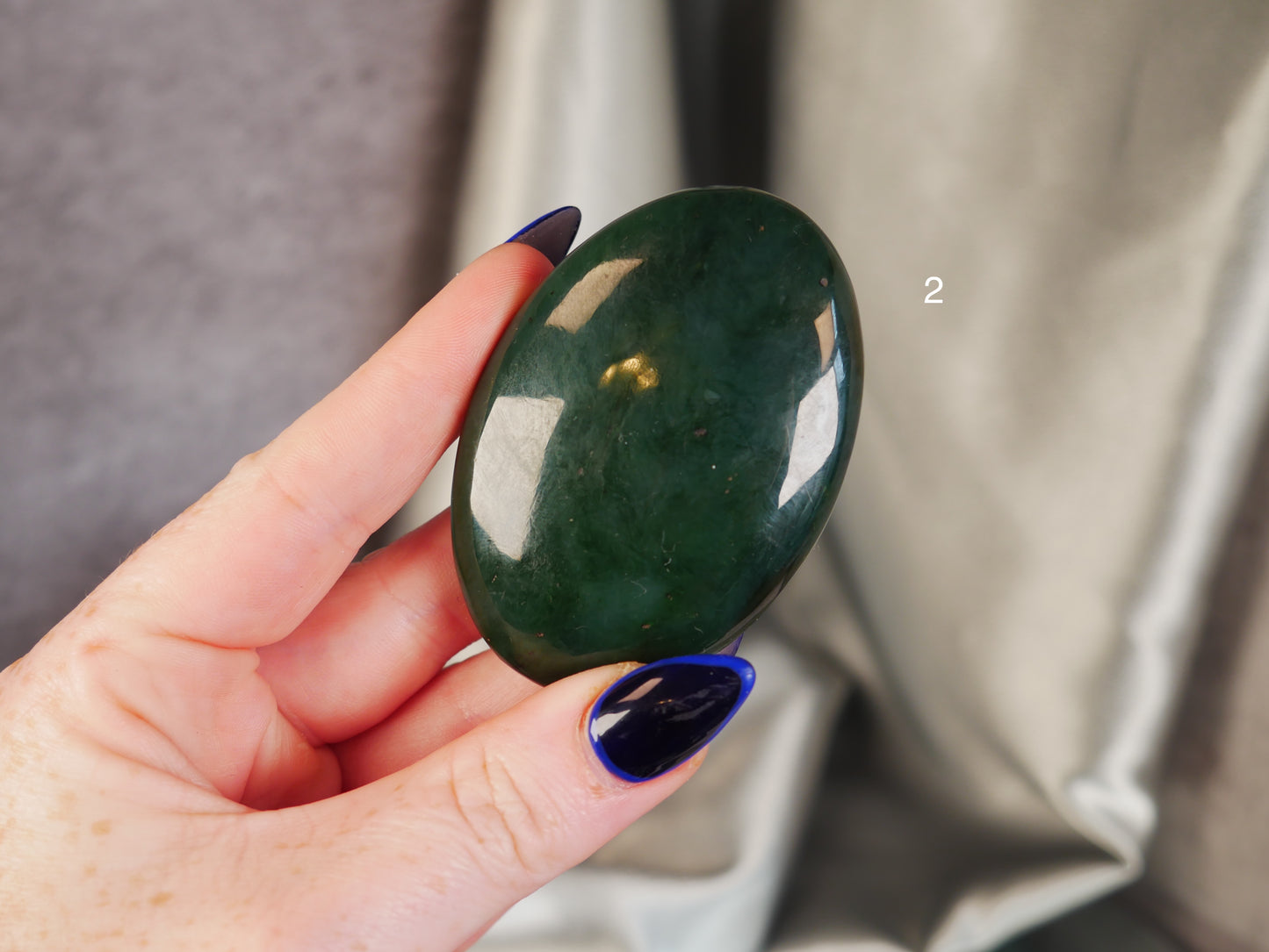 Nephrite Jade Palm Stone [various]
