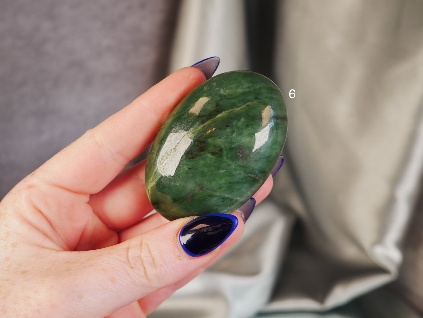 Nephrite Jade Palm Stone [various]