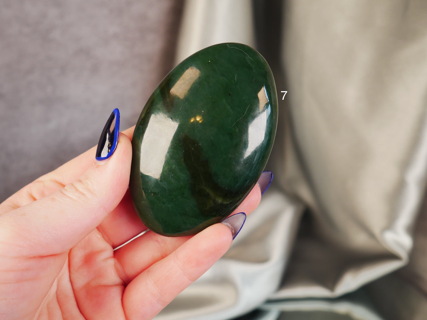 Nephrite Jade Palm Stone [various]