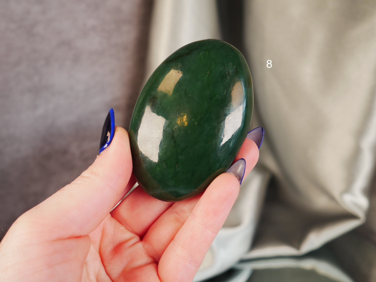 Nephrite Jade Palm Stone [various]