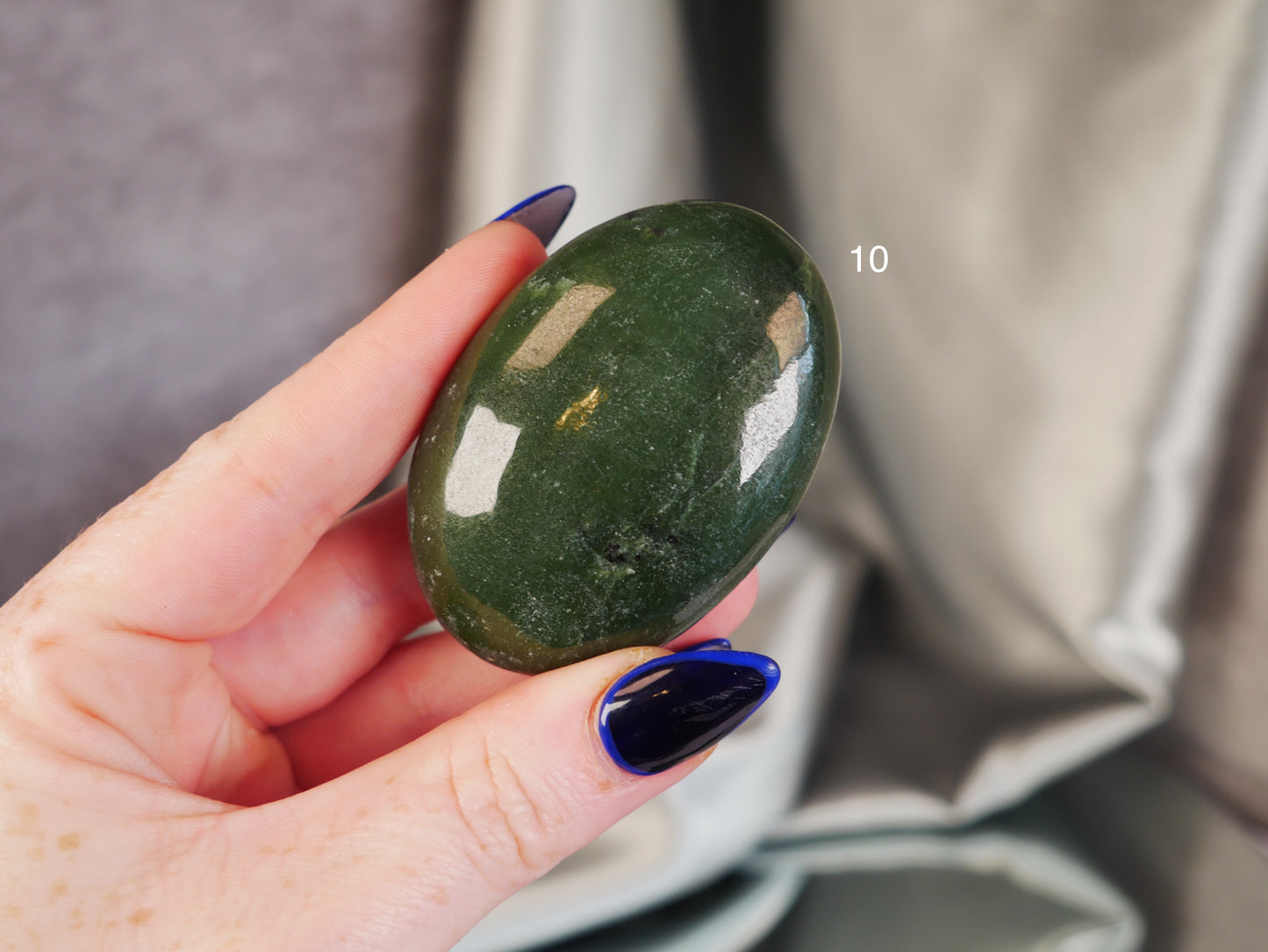 Nephrite Jade Palm Stone [various]