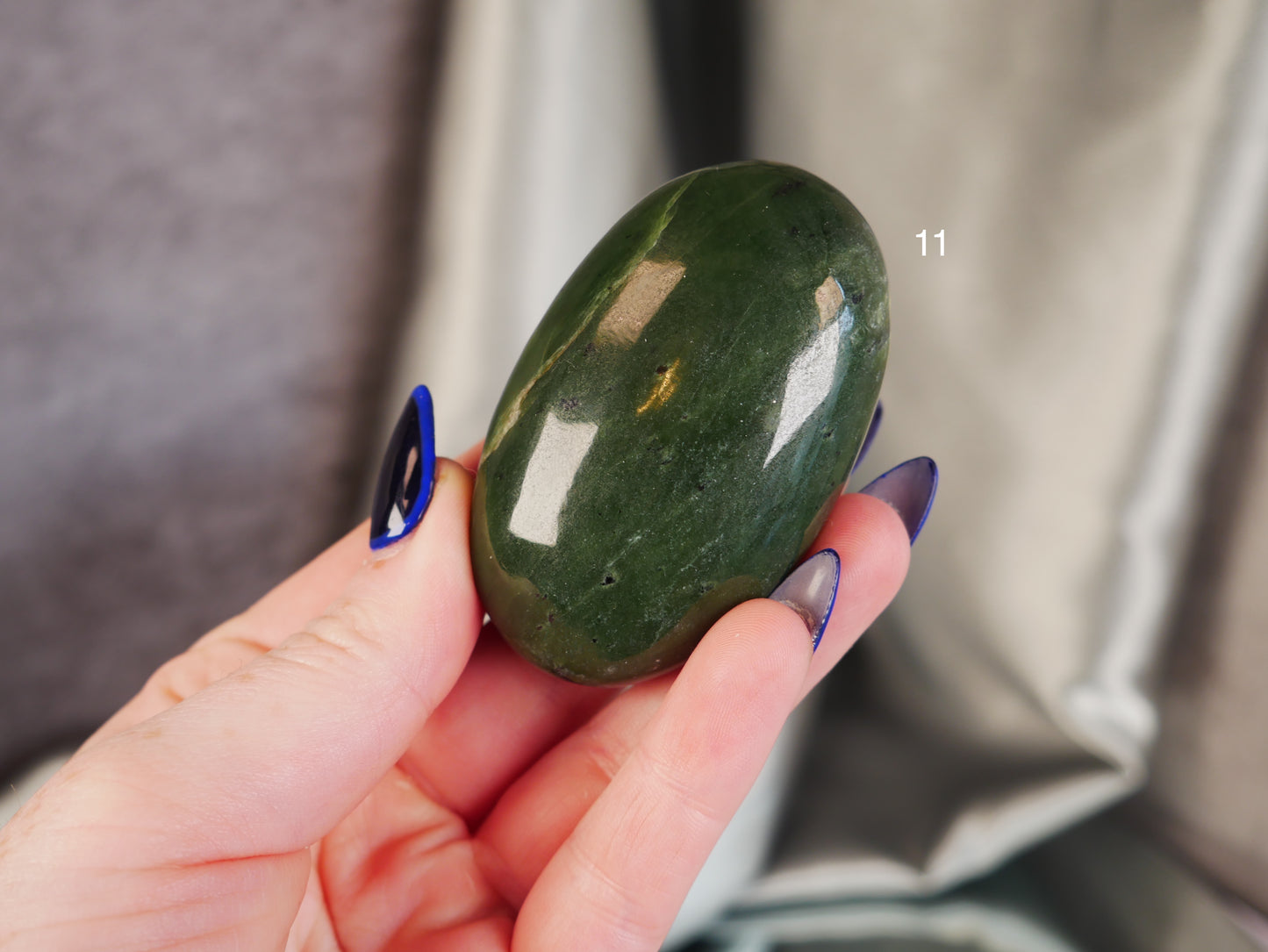 Nephrite Jade Palm Stone [various]