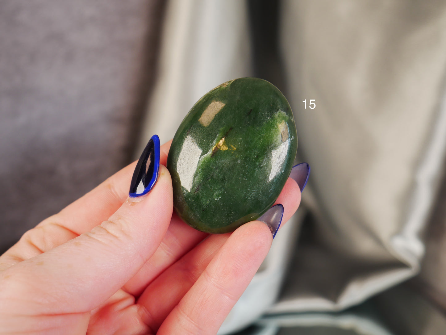 Nephrite Jade Palm Stone [various]