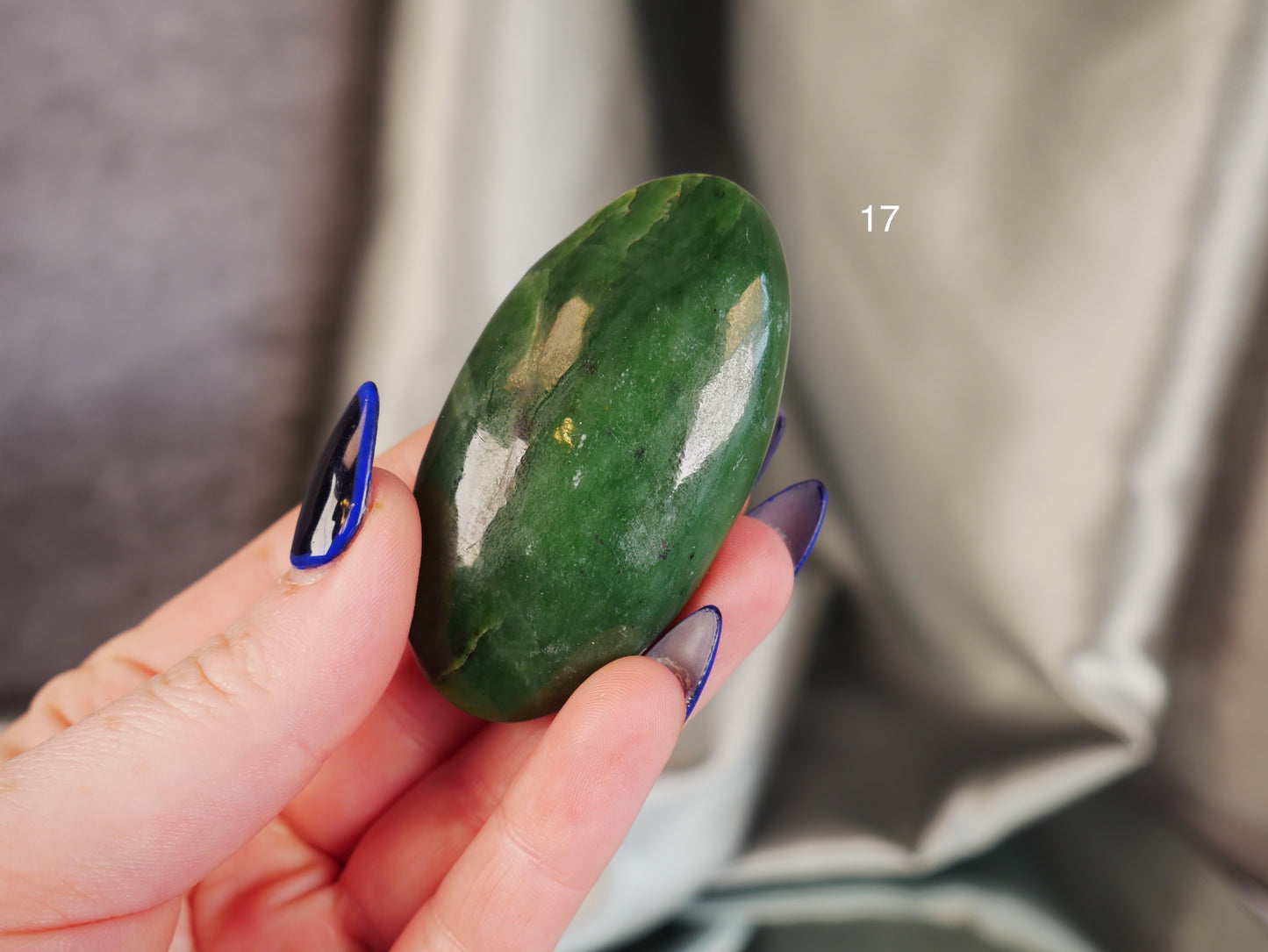 Nephrite Jade Palm Stone [various]