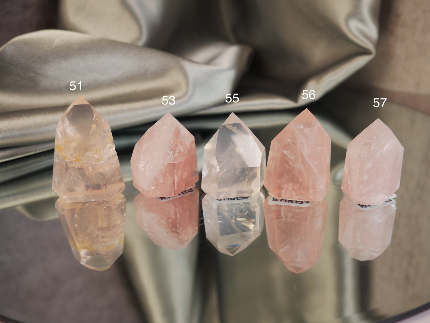 Brazilian Rose Quartz Tower [various;30-50]