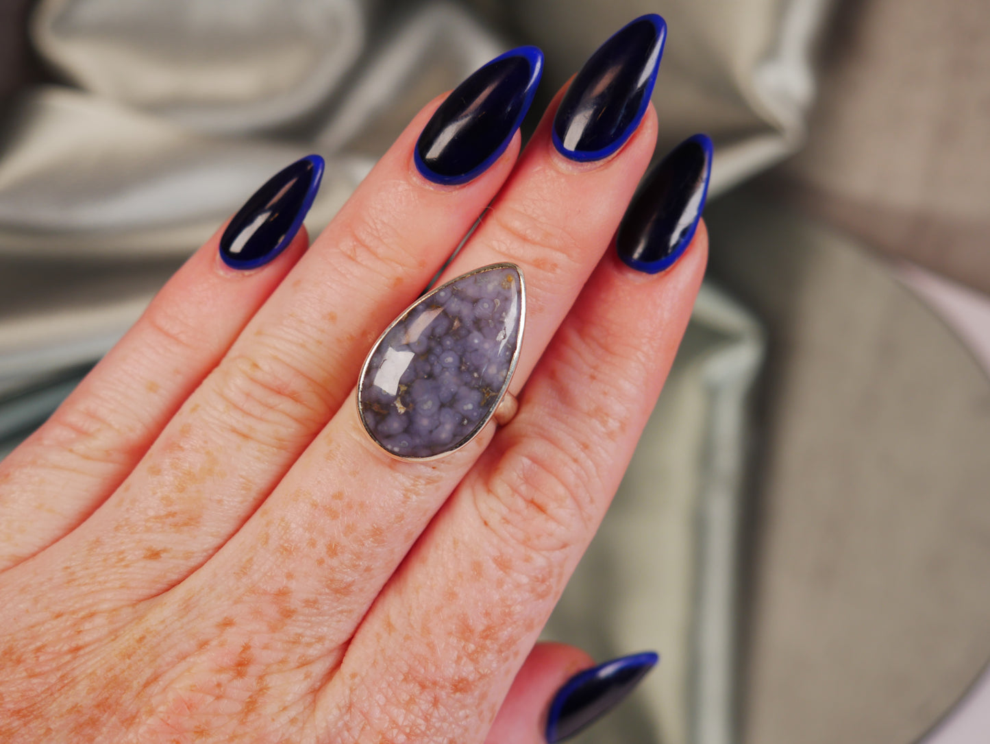 Grape Agate Ring