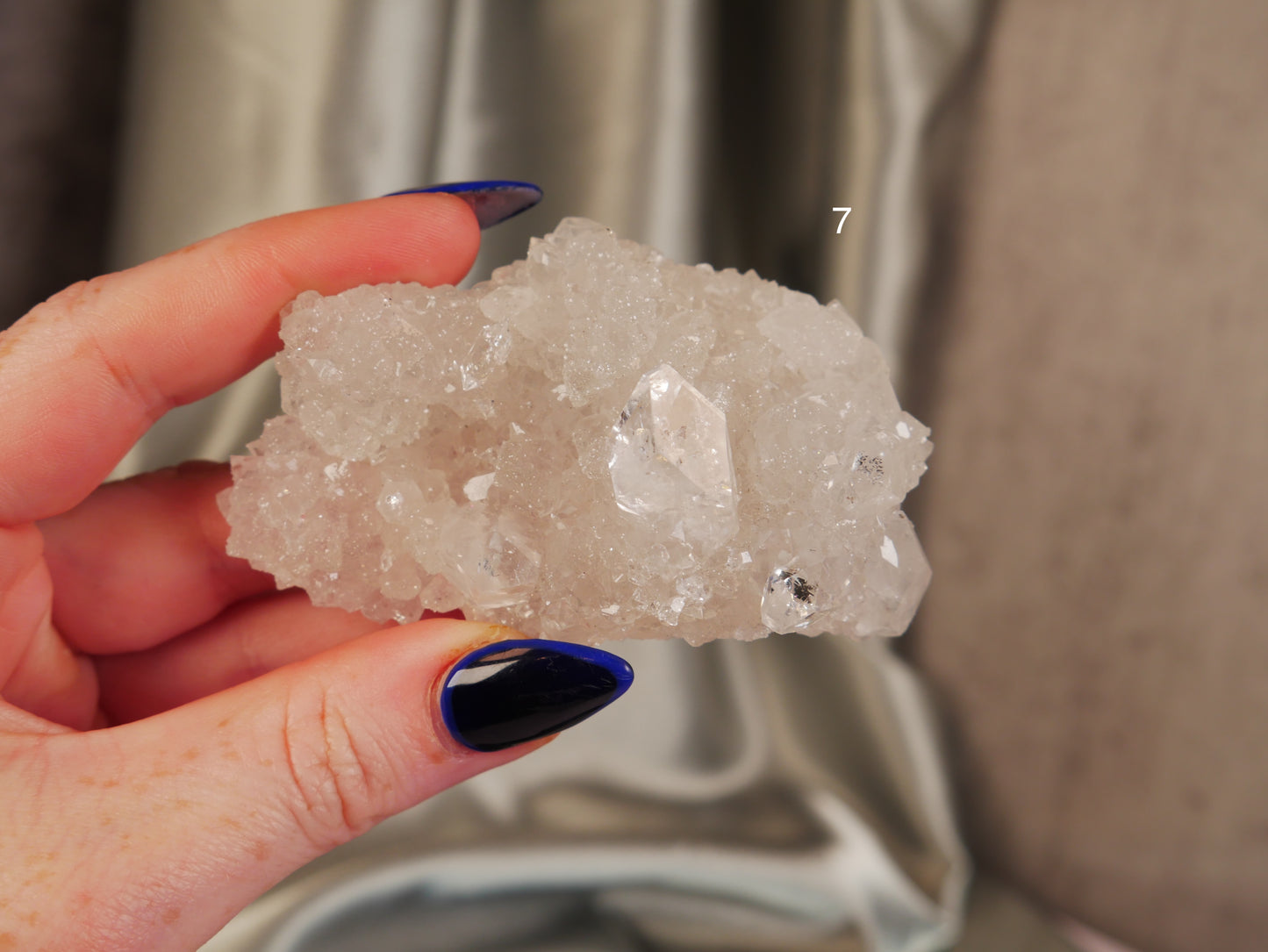 Diamond Apophyllite [various; $20-29]