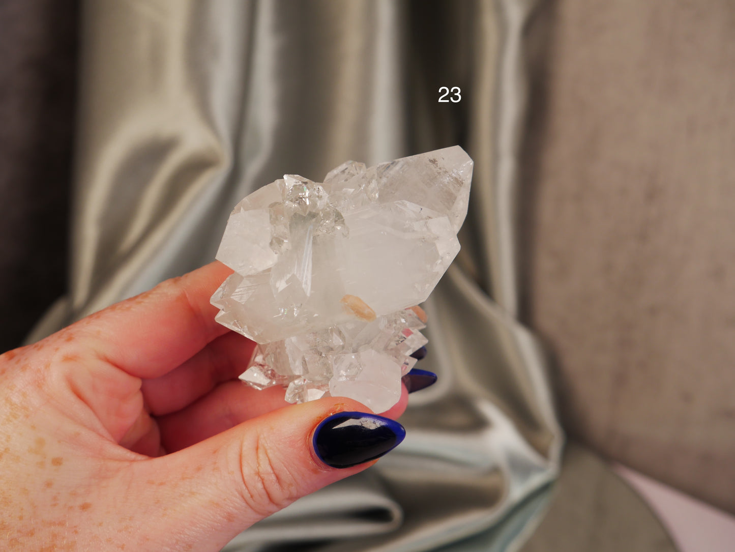Diamond Apophyllite [various; $20-29]