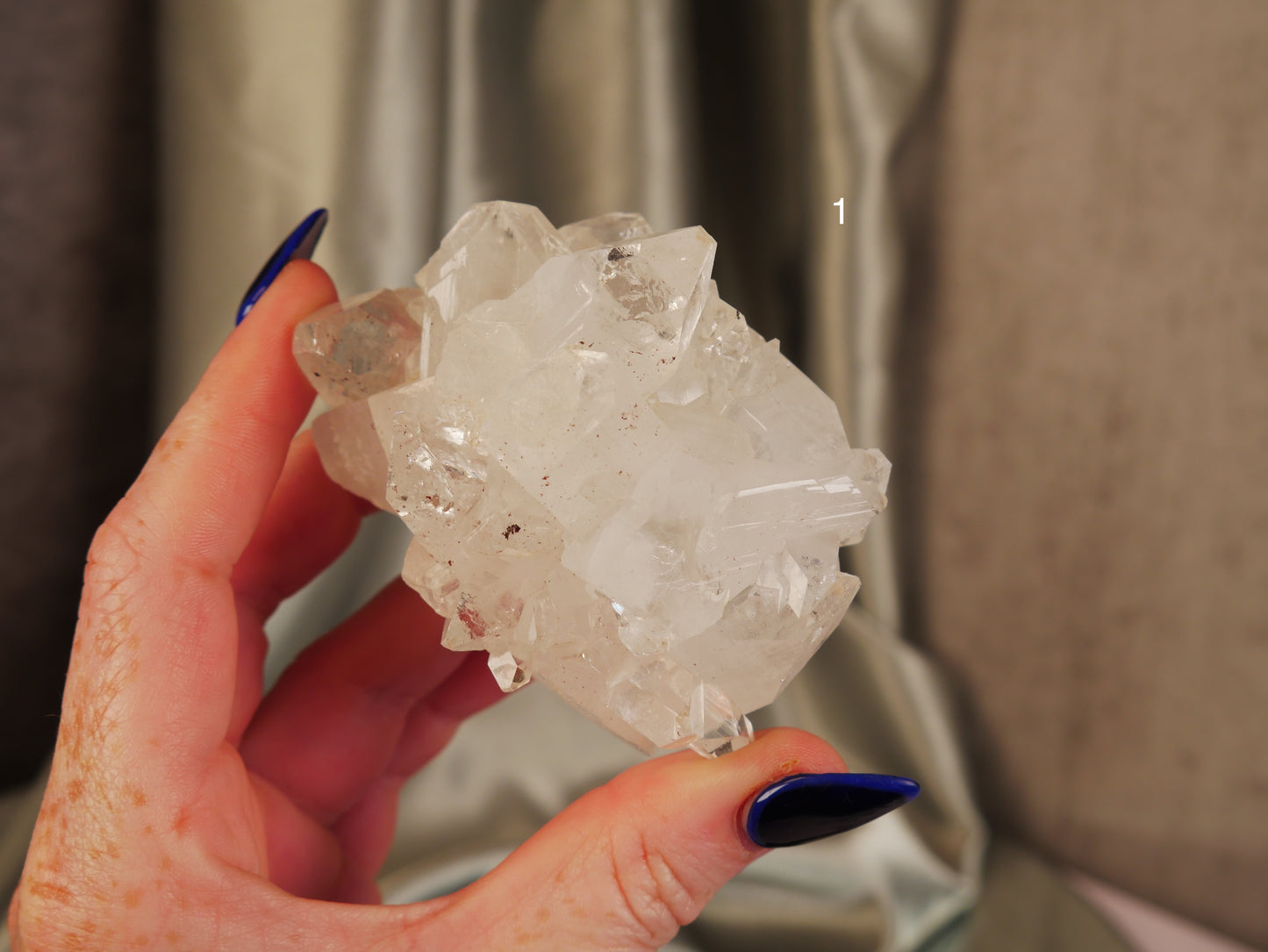 Diamond Apophyllite [various; $40-49]