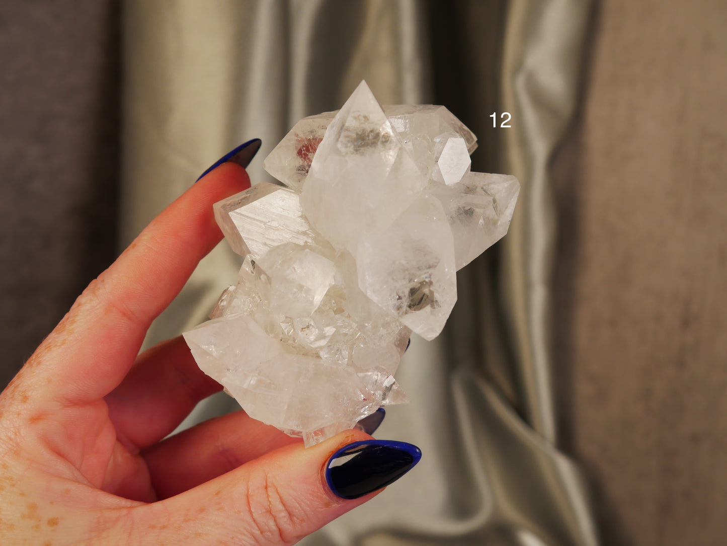 Diamond Apophyllite [various; $40-49]