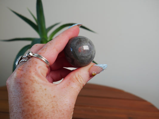 Labradorite Mini Sphere - 15A