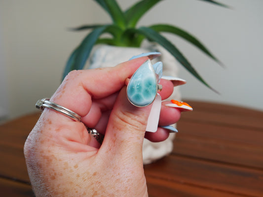 Larimar Ring #7