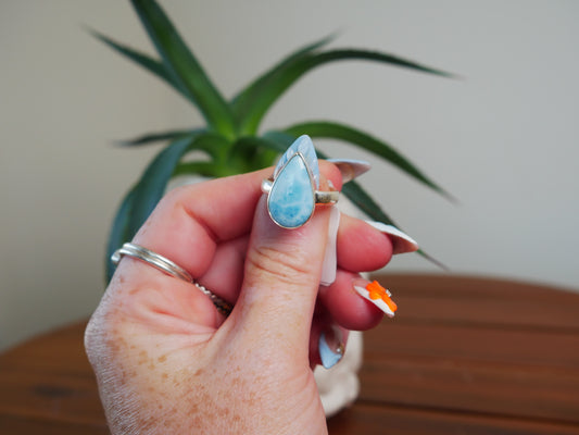 Larimar Ring #8